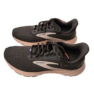 Brooks Anthem 6 Women’s Running Sneakers Sz 9.5 Grey Pink Athletic Comfort Shoes